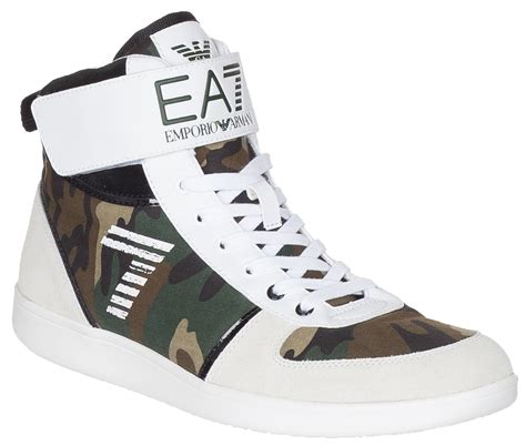 sneakers armani uomo|high top armani sneakers.